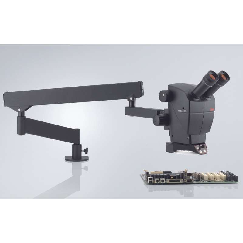 Leica A60 F stereo microscope for electronics and medical device manufacturing