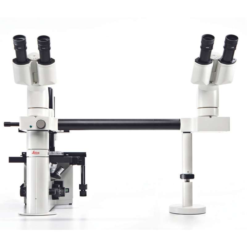 Leica DM IL Inverted Biological Laboratory Microscope with teaching head