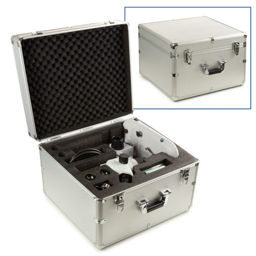 Aluminium transport case for stereo microscopes