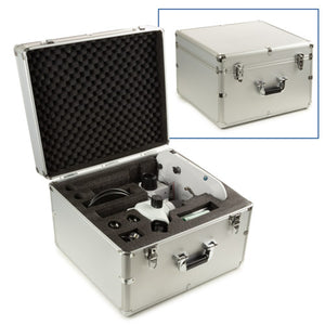 Aluminium transport case for stereo microscopes