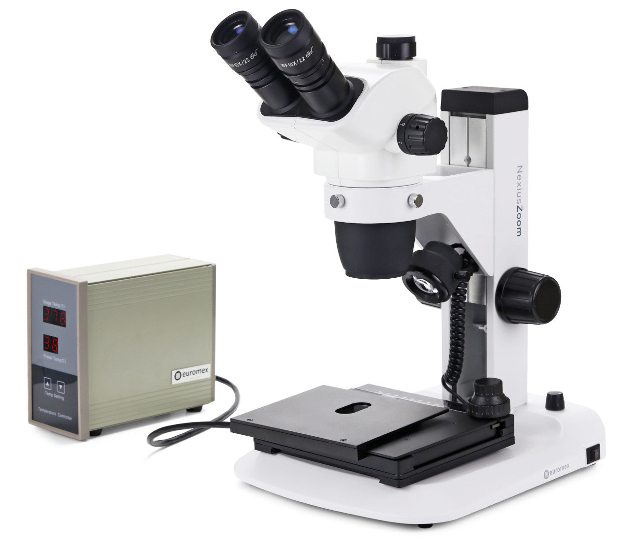 NexiusZoom EVO Stereo Microscope with Heated Stage