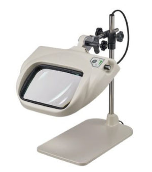 Otsuka 180mm SuperWide Lens, Industrial Grade, LED Illuminated, Interchangeable Lens Magnifier 2X-8X
