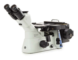 Oxion Inverso inverted trinocular materials microscope 5/10/20/50x objectives