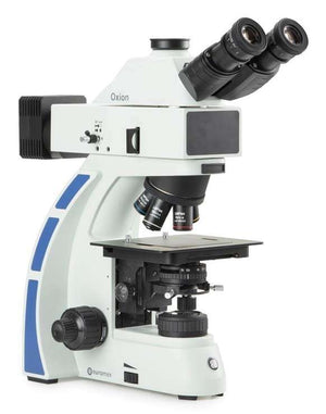 Oxion trinocular materials microscope plan 5x/10/20/50x objectives