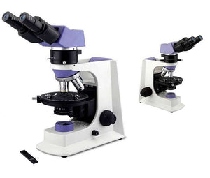 GX Microscopes XPLPoltec-4 Binocular Transmitted Illumination Polarising Microscope- Compact Stand