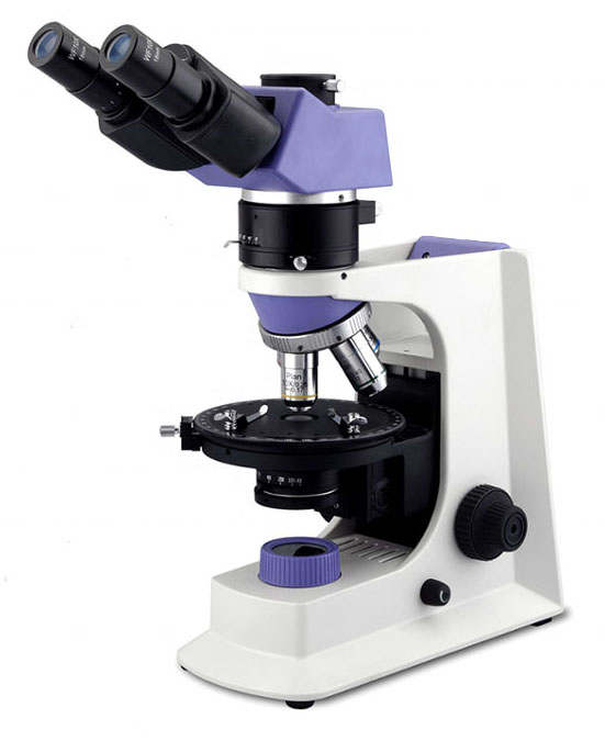 GX Microscopes XPLPoltec-5 Trinocular Transmitted Illumination Polarising Microscope- Compact Stand
