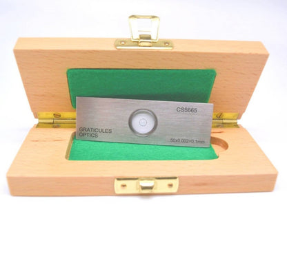 Professional Range Calibration Slide 0.1mm/0.002mm- Transmitted Illumination