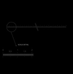 Professional Range Calibration Slide 20mm/0.01mm- Reflected Illumination