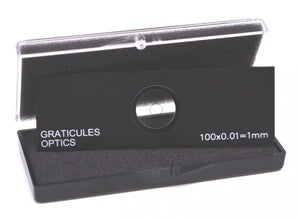 Calibration Slide 1mm/0.01mm Crossed Scales - Transmitted Illumination