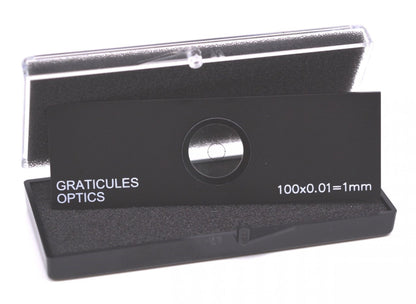 Calibration Slide 1mm/0.01mm Crossed Scales - Transmitted Illumination