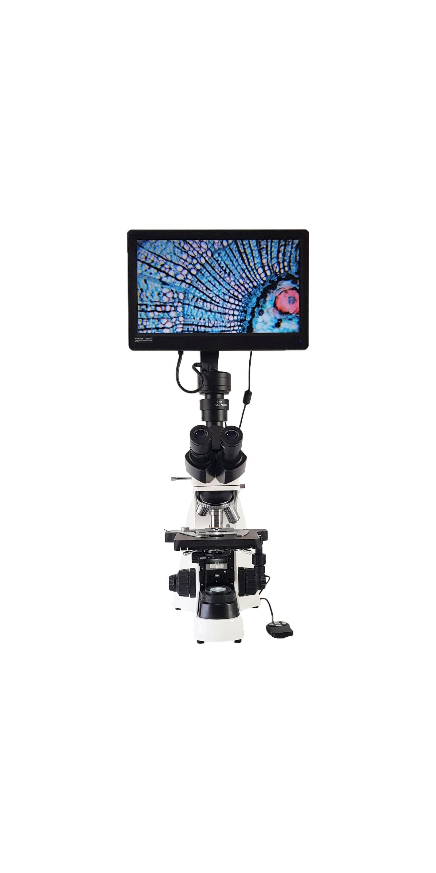 GX Microscopes UltraBIO-5-DIGI Digital Biological Microscope With Display Screen