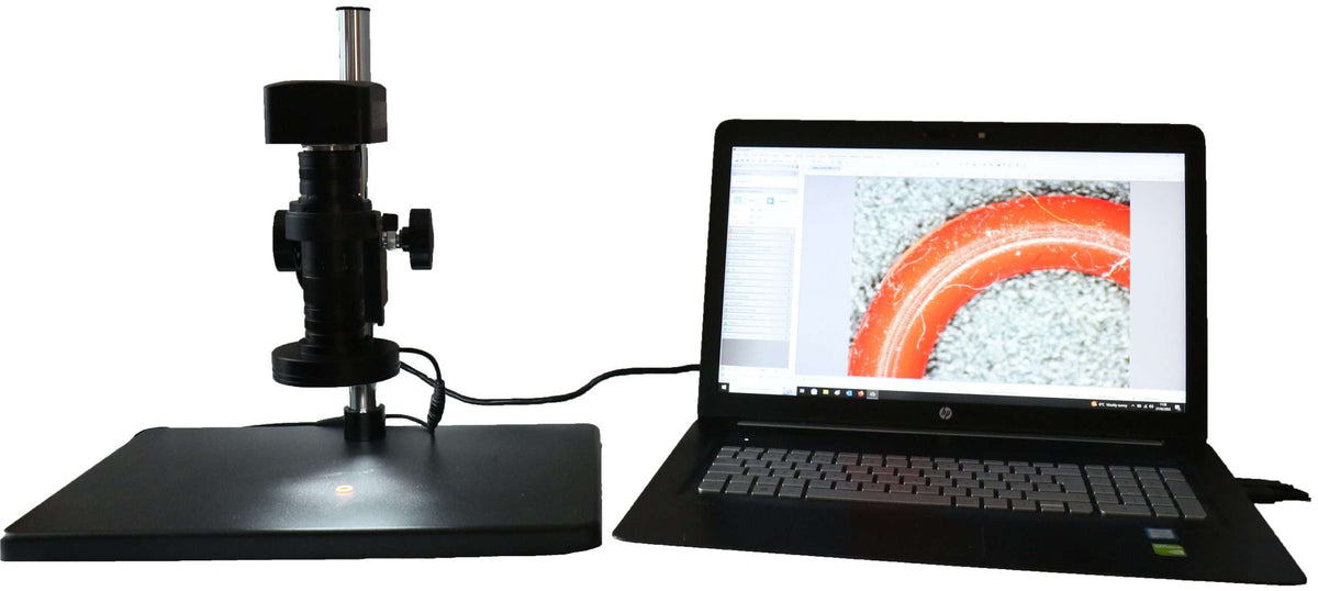 Large Inspection Microscope UltraMZ-0460 Monozoom Industrial Inspection Microscope with USB Camera