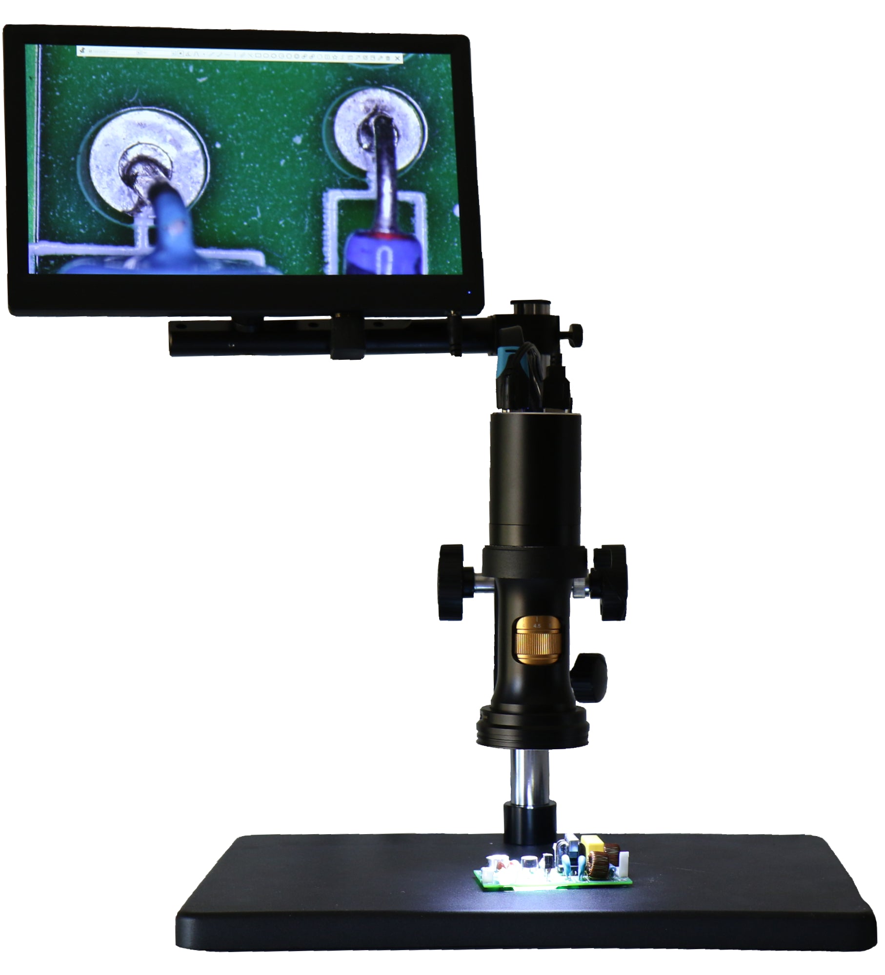 UltraDIGI-4KMZ-M High Resolution Digital Inspection Microscope with bu