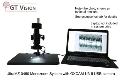 UltraMZ-0460 Monozoom Industrial Inspection Microscope with USB Camera