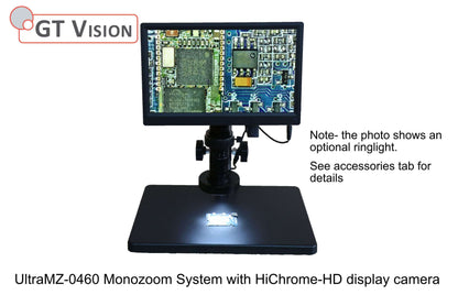 UltraMZ-0460 Monozoom Industrial Inspection Microscope with Display Camera