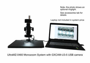 UltraMZ-0460 Monozoom Industrial Inspection Microscope with USB Camera