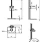 GX Microscopes Tall Pillar Stand 76mm CF