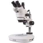 ultraZOOM-1 Stereo Microscope 7X-45X Trinocular + Dual LED Pillar Stand UZ1