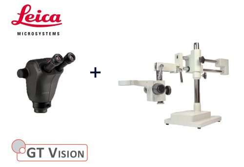 Leica Ivesta 3 boom arm stand stereo microscope