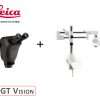 Leica Ivesta 3 boom arm desk clamp stereo microscope