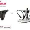 Leica Ivesta 3 gooseneck stand stereo microscope