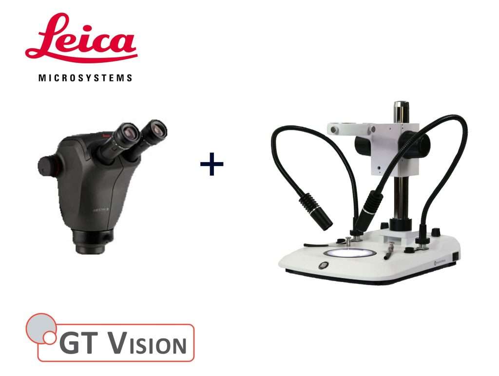 Leica Ivesta 3 gooseneck stand stereo microscope