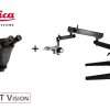 Leica Ivesta 3 Binocular Stereo microscope on Articulated Arm Desk Stand