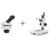 Leica M50 Stereomicroscope Binocular on Dual LED Track Stand