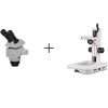 Leica M60 Stereomicroscope Trinocular on Dual LED Track Stand