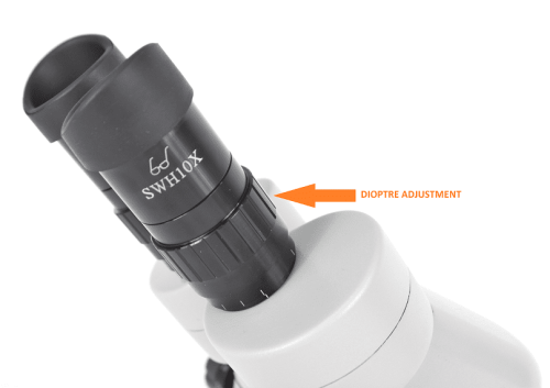 How to Adjust The Eyepiece Dioptre On Microscope