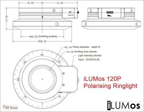 Polarising LED Ring Light For Microscopes 