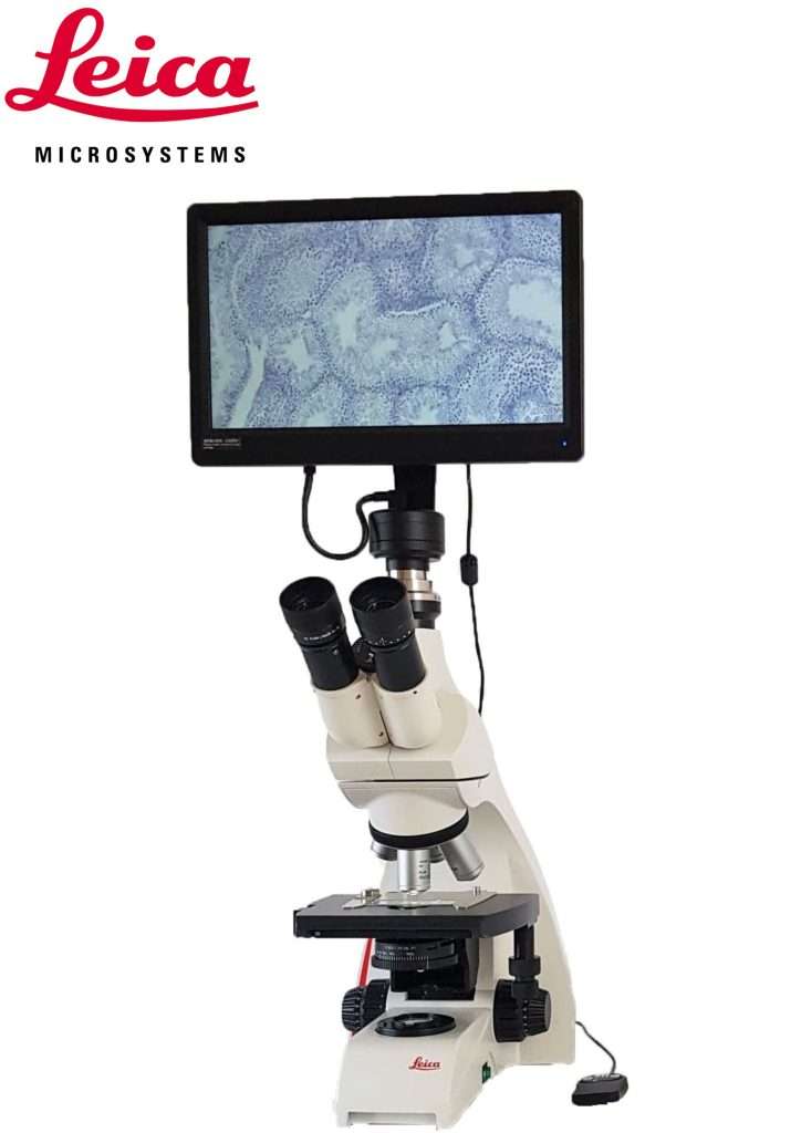 Leica DM500-DIGI Biological Digital Microscope With Display Screen