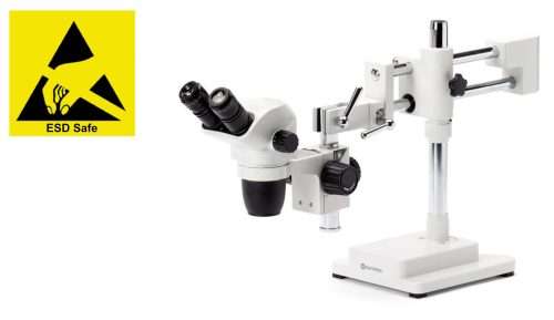 stereo microscope esd safe