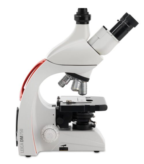 Leica DM750 biological phase contrast microscope