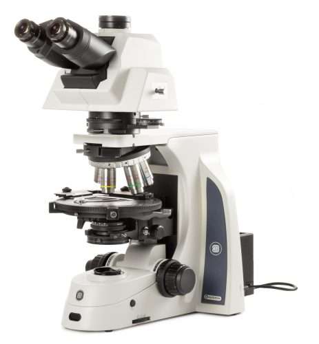 Delphi-X Polarising trinocular microscope, transmitted illumination, tilting head