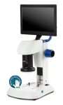 EduBlue Stereomicroscope 1x-5x magnification, built in 2MP camera and display screen