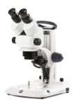 StereoBlue EVO stereomicroscope binocular head 5x-55x zoom magnification track stand