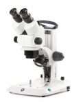 StereoBlue EVO stereomicroscope trinocular head 5x-55x zoom magnification track stand