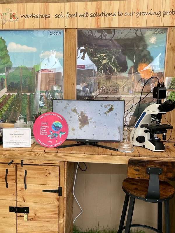 Soil health and regnerative agriculture microscope workshops