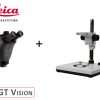 Leica Ivesta 3 tall pillar stand trans illumination stereo microscope