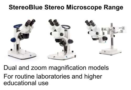 StereoBlue stereo microscope