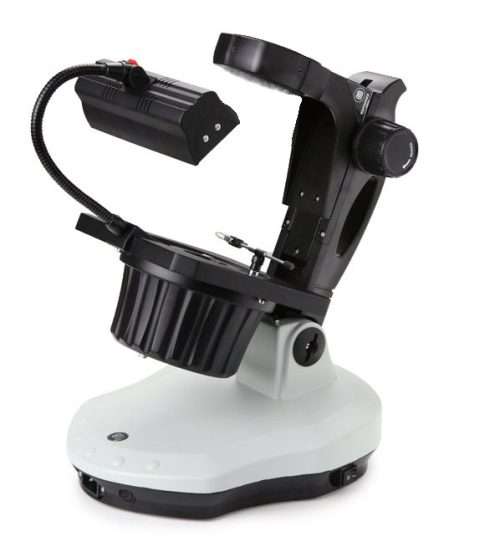 gemmological microscope stand